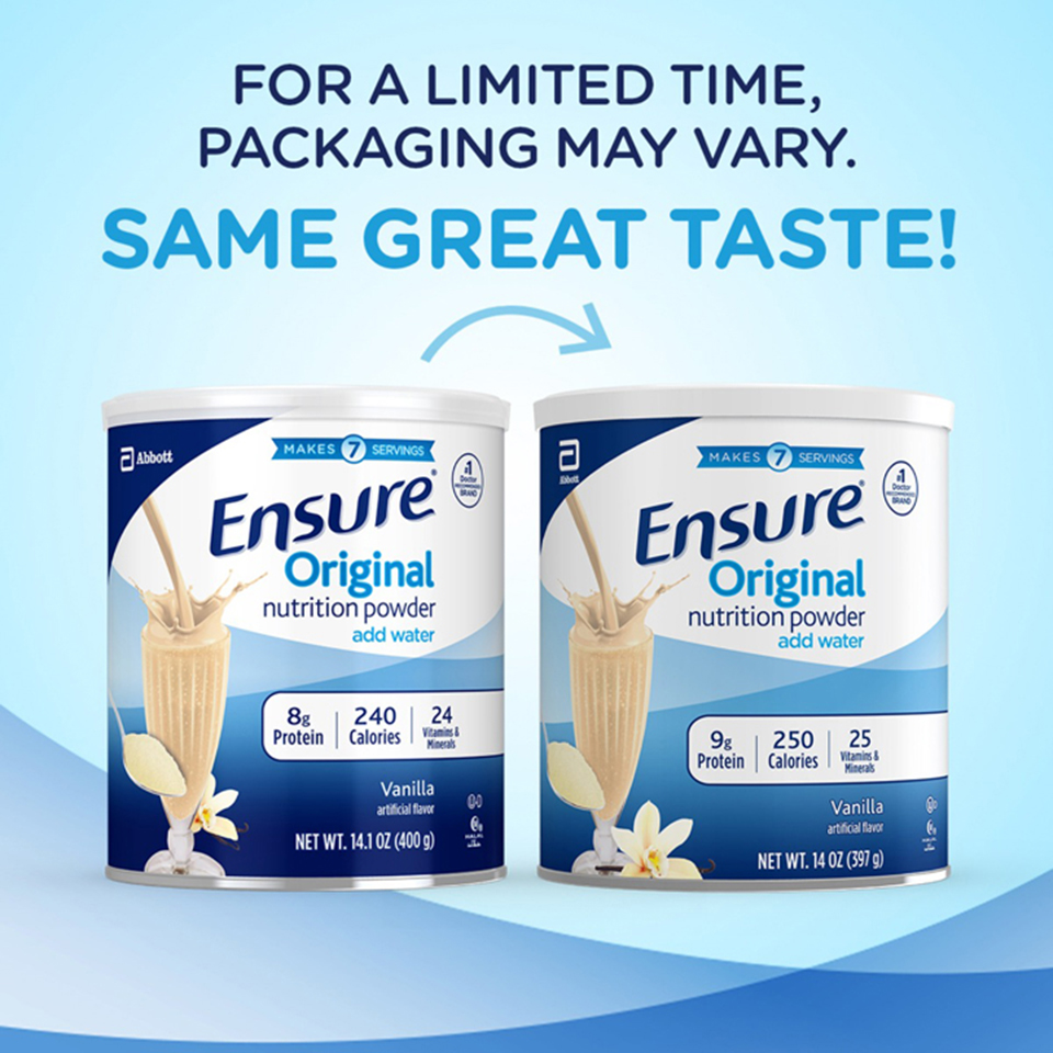 Sữa Ensure Original Nutrition Powder 397g